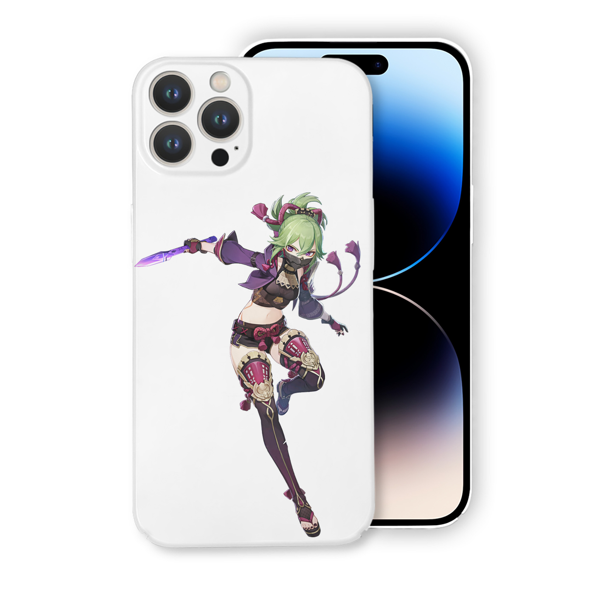 げんし神  久岐忍 くき しのぶ genshin Kuki Shinobu 【iPhone 14シリーズ対応】ハードケース